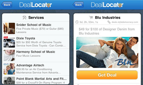 DealLocator on the Mobile