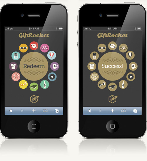 GiftRocket Mobile Website